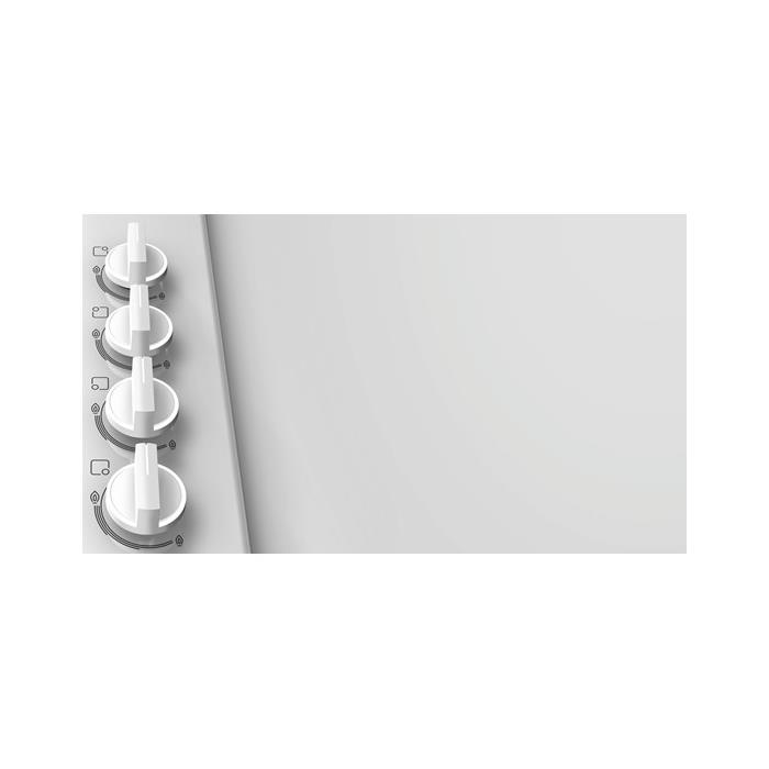 Bosch Serie | 2 PBP6C2B80L 60 cm Kendinden Kumandalı, Gazlı (LPG) Ankastre Ocak Beyaz