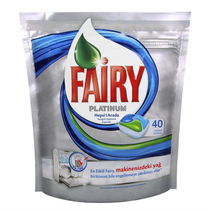 Fairy Platinum Bulaşık Makinesi Deterjanı Kapsülü Original 36 Yıkama