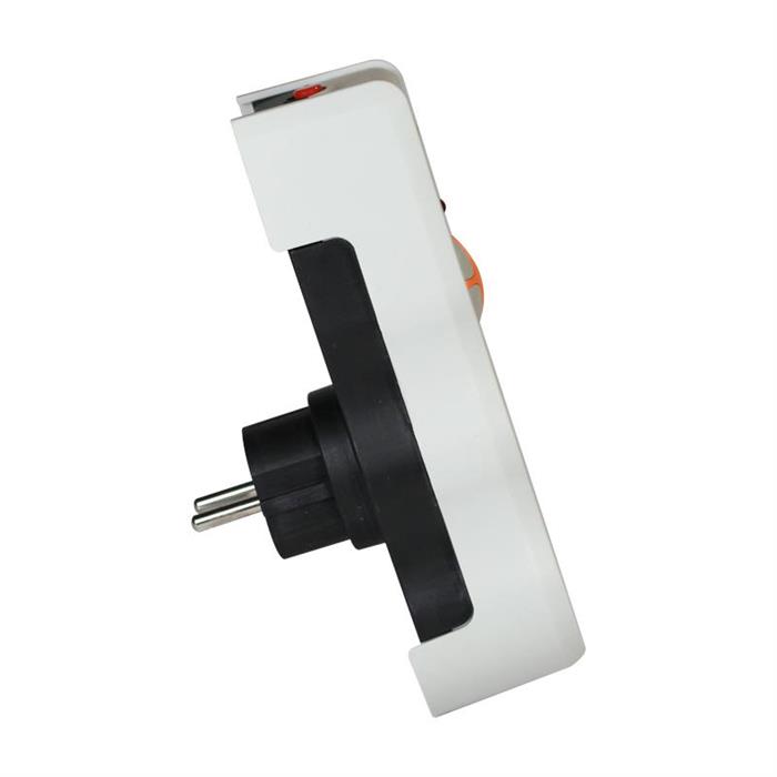 Tunçmatik Powersurge 2-Surge Protection Plug-525 Joule-White/ Yeni Model