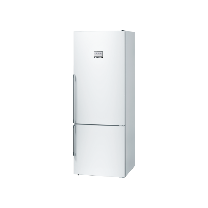 Bosch NoFrost, Kombi Buzdolabı Parlak Beyaz Dış Yüzey, Kapılar KGN56PW30N