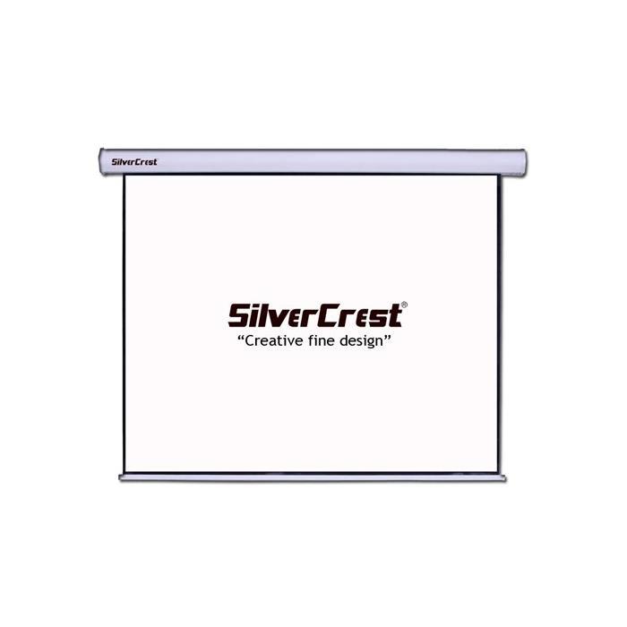 Silvercrest SC-SP180 180X180cm Arkası Siyah Fonlu Beyaz Yüzey Projeksiyon Perdesi