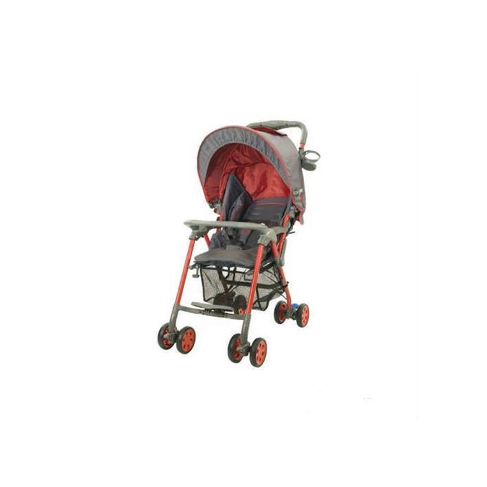 Crystal Baby CB-218 Elegance Baston Bebek Arabası Kırmızı
