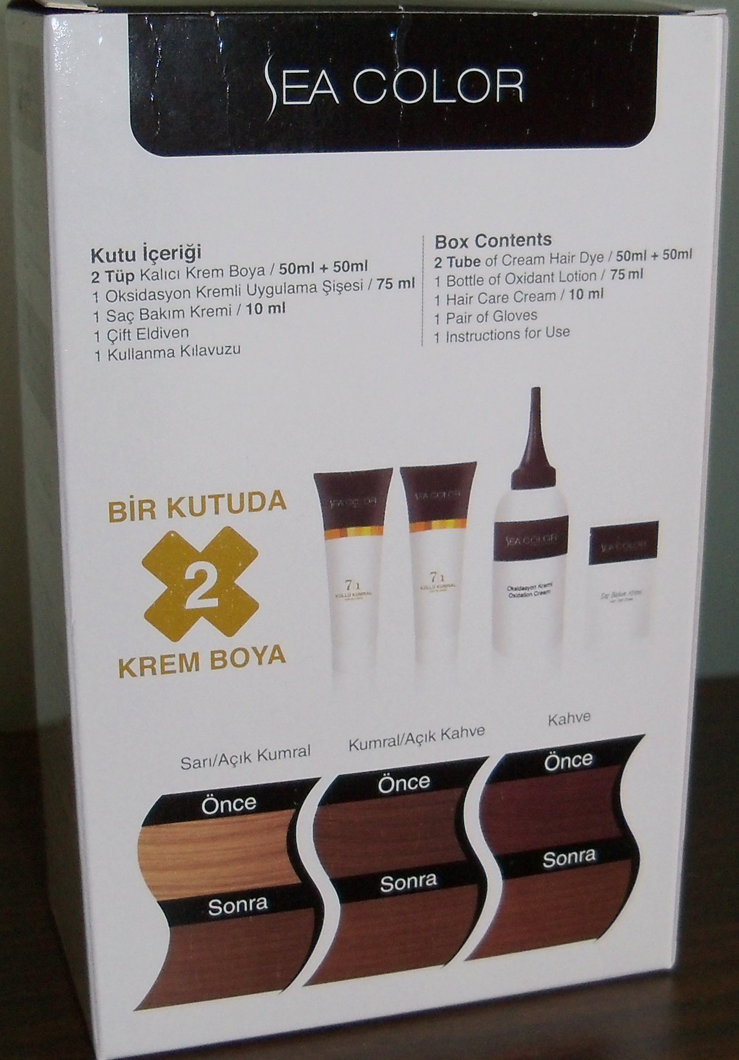 Sea Color Küllü Kumral 7.1 (1 Tüp Hediye)