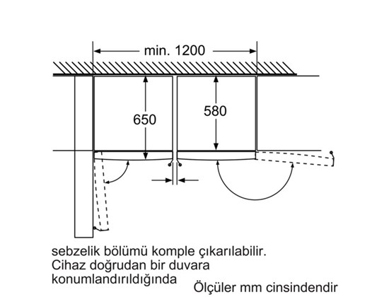 Bosch KSV36AI31 Kolay Temizlenebilir Inox Dış Yüzey Kapılar Tek Kapılı Buzdolabı