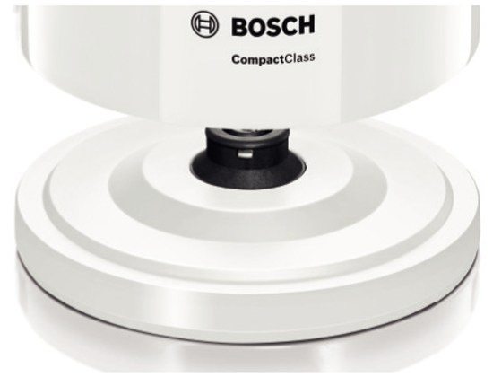 Bosch TWK3A011 Kablosuz paslanmaz çelik kettle CompactClass Krom / Açık gri