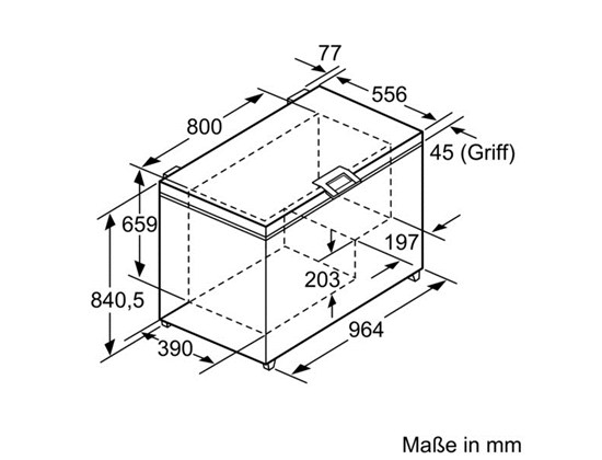 Bosch GCM23VW20N Sandık Tipi Derin Dondurucu