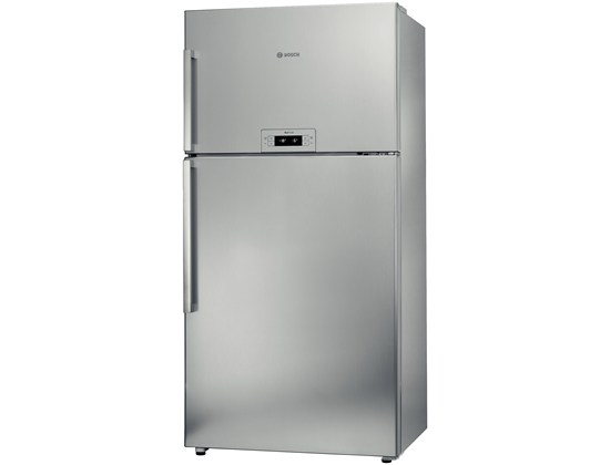 Bosch KDN74AL20N NoFrost, Üstten donduruculu Çelik görünümlü dış yüzey kapılar