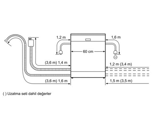 Bosch SMV68D00TR ActiveWater Bulaşık makinesi