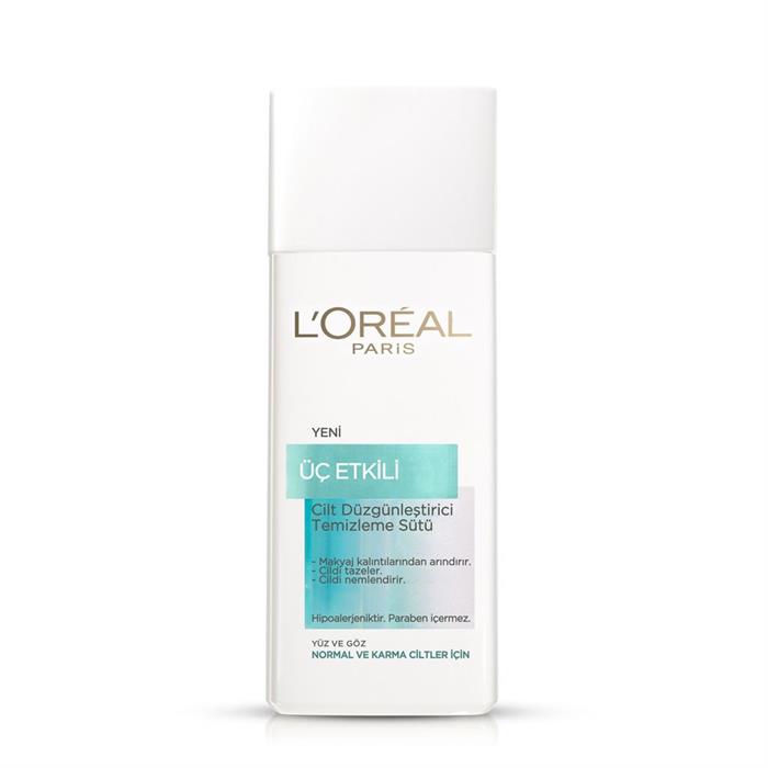 Loreal Üç Etkili Yüz Temizleme Sütü Normal