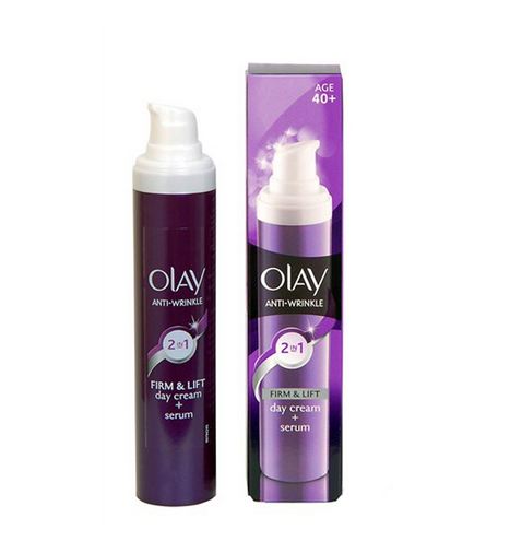 Olay Kırışıklık Karşıtı 2'si 1 Arada Sıkılaştırıcı Gündüz Kremi + Serum