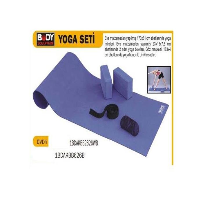 BODY SCULP BB626WB YOGA SETDVD