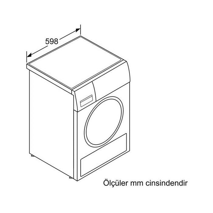 Bosch WTW85561TR 9 kg Çamaşır Kurutma Makinesi