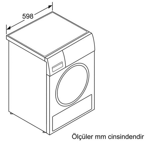 Bosch WTW85561TR 9 kg Çamaşır Kurutma Makinesi