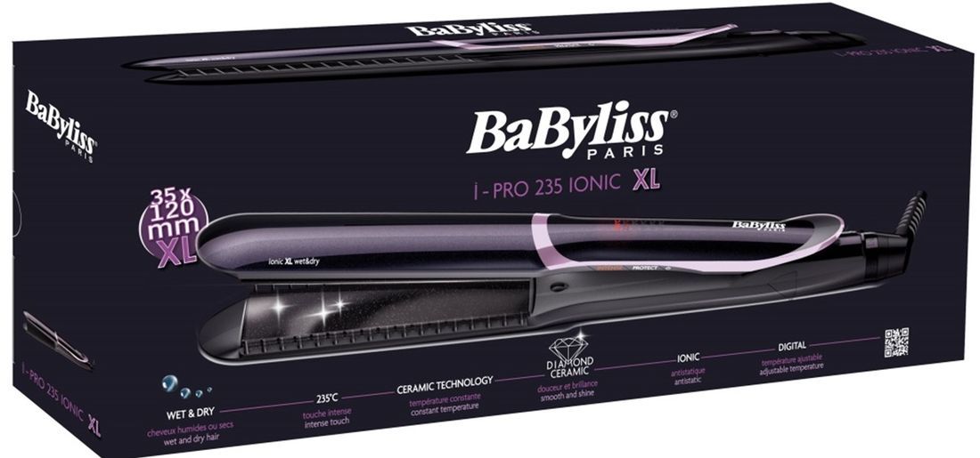 Babyliss ST389E Diamond İ-Pro Dijital Islak & Kuru Saç Düzleştirici