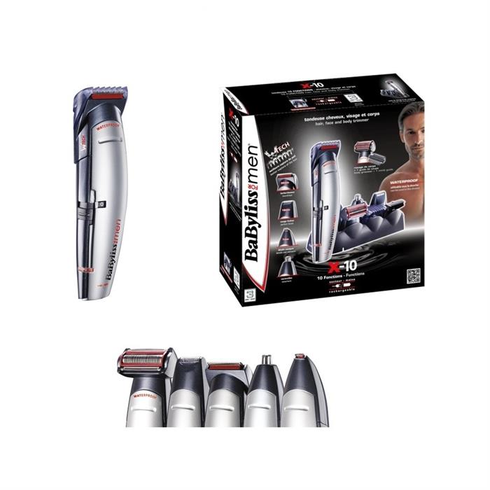 Babyliss E837E Komple Erkek Bakım Seti - Yüz, Saç, Vücut