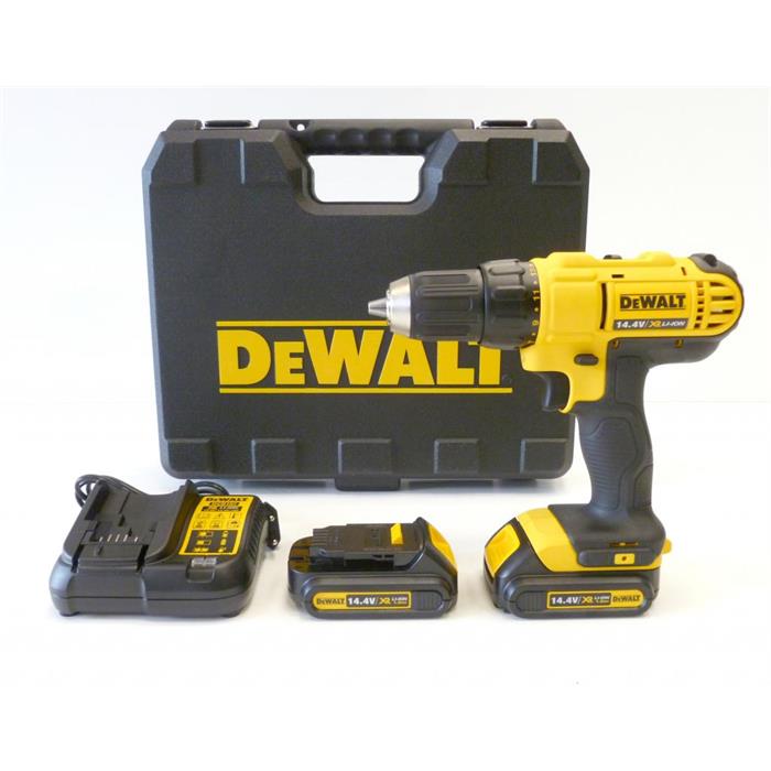 Dewalt DCD734C2 14,4 Volt Lityum Çift Akülü Vidalama