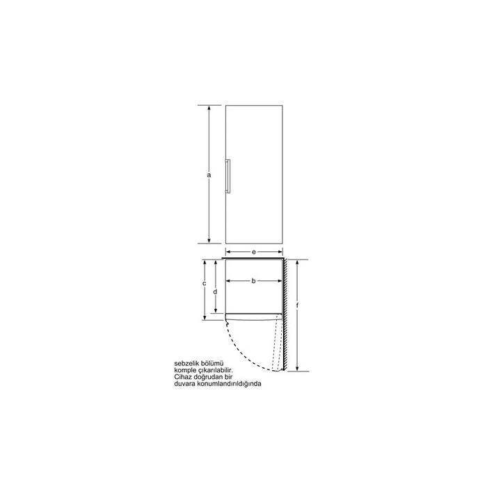 Bosch GSV29VW31N A++ Çekmeceli Derin Dondurucu