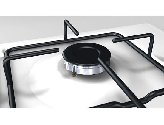 Bosch PBP6C2B80O Doğalgazlı Beyaz Emaye Ankastre Ocak