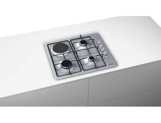 Bosch Serie | 2 PBY6C5B80L Paslanmaz Çelik 60 cm Karışık Ocak  Paslanmaz Çelik