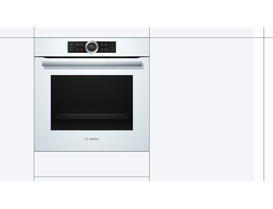 Bosch Serie | 8 Fırın HBG655NW1 Beyaz