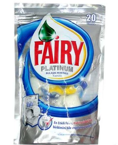 Fairy Platinum Bulaşık Makinesi Deterjanı Kapsülü Original 18 Yıkama