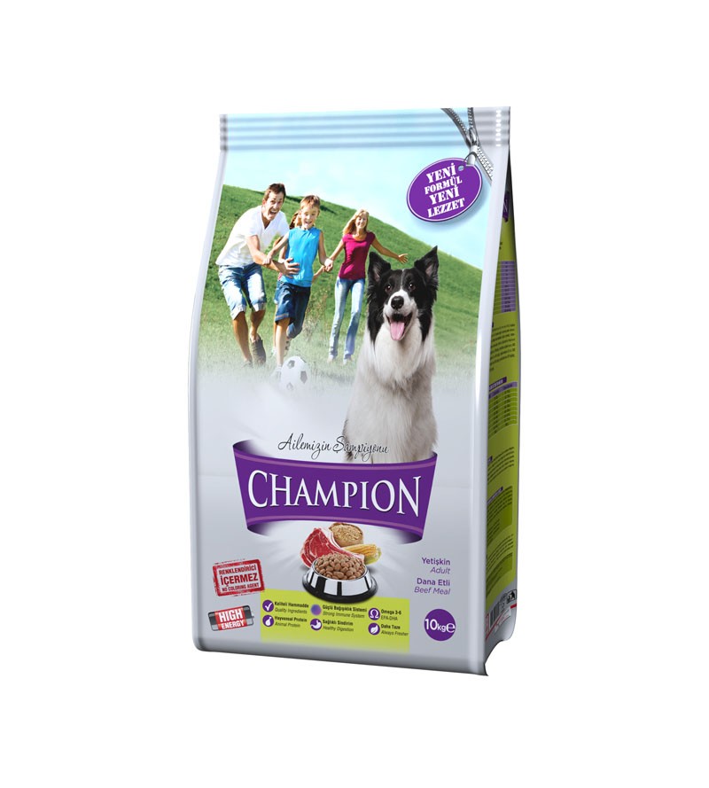 Champion Dana Etli Köpek Maması (Çalışan ve Aktif Köpek) 10 kg Bosch