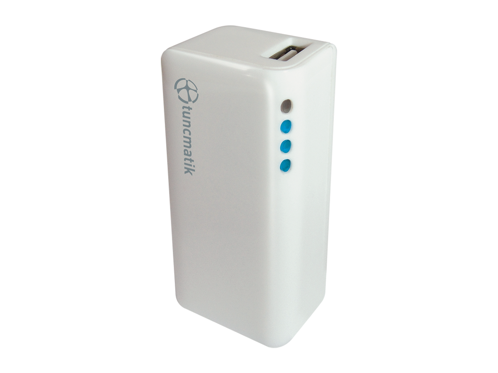 Tunçmatik 2000 mAh Mini Charge Taşınabilir Şarj Cihazı - Beyaz