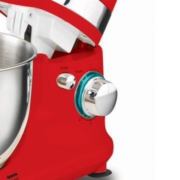 Korkmaz A482-01 Retro Standlı Taslı Mikser Kırmızı