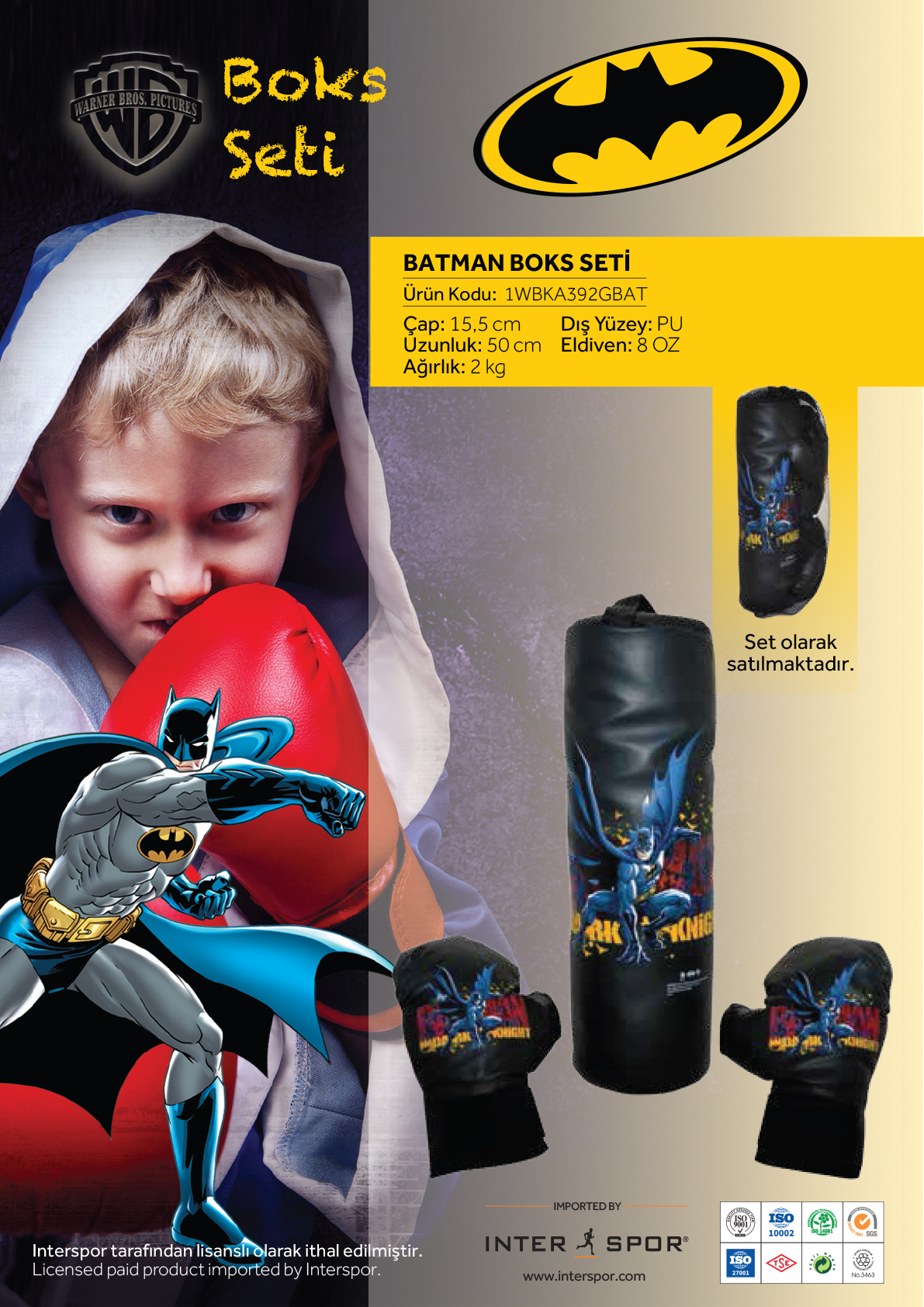 Warner Bros Batman Boks Seti