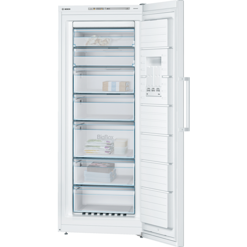 Bosch GSN54VW30N NoFrost, Çekmeceli Derin Dondurucu  Beyaz Dış Yüzey Kapılar 
