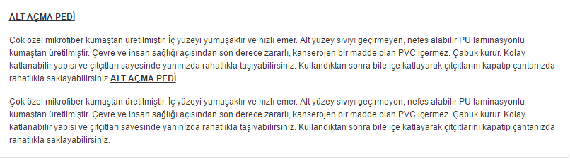 BabyNEO Sızdırmaz Alt Değiştirme Pedi