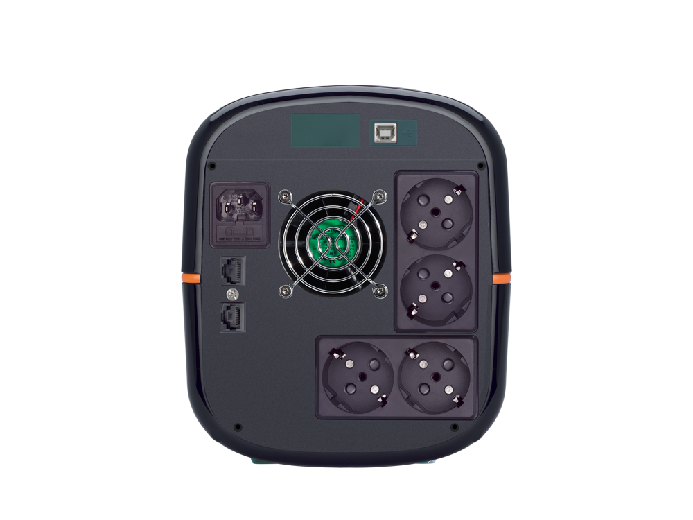 Tunçmatik Digitech Eco 1500 Va (Black) Line-interactive Ups 