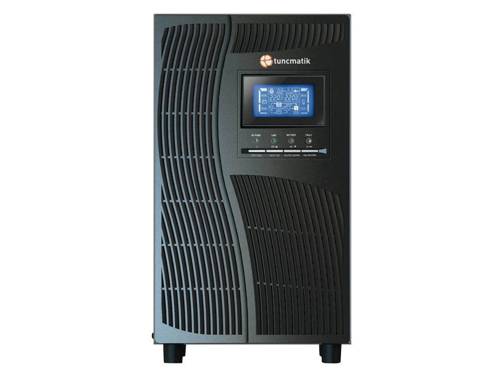 Tunçmatik Newtech Pro X9 Dsp 6 Kva 1/1 (16*12V 9Ah Yuasa) On-Line Ups Lcd