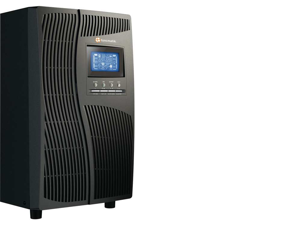 Tunçmatik Newtech Pro X9 Dsp 10 Kva 1/1  (20*12V 9Ah Yuasa) On-Line Ups Lcd