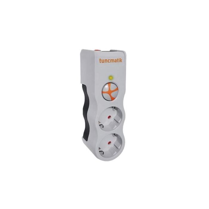 Tunçmatik Powersurge 2-Surge Protection Plug-525 Joule-White/ Yeni Model