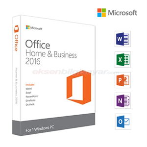 Microsoft Office 2016 Ev ve İş İngilizce T5D-02280 Kutulu