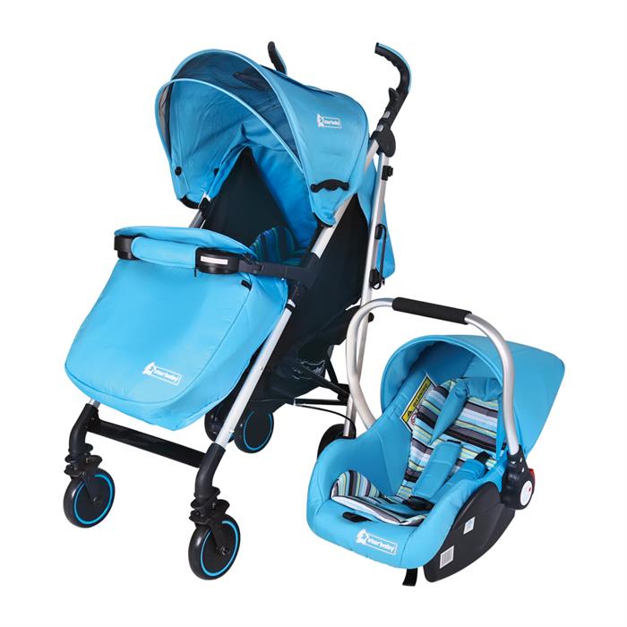 Star Baby Bee Tek Yön Baston Travel Sistem Bebek Arabası