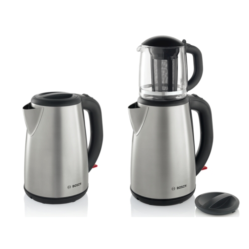 Bosch TTA5603 Çay Makinesi Cam Sürahi Paslanmaz Çelik/Siyah