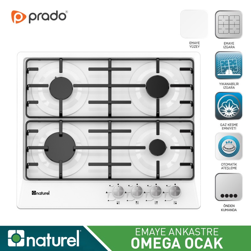 Naturel Effe 2'li Ankastre Set