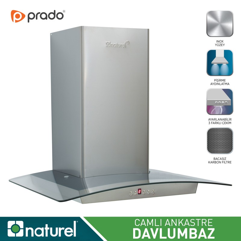 Naturel Inox Luxa 3'lü Ankastre Set