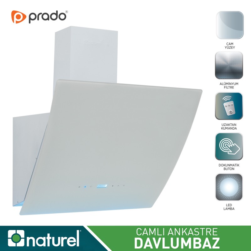 Naturel Cam Beyaz Luxa 3'lü Ankastre Set