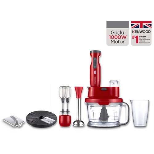 Kenwood HDP204RD 1000 Watt El Blender Seti