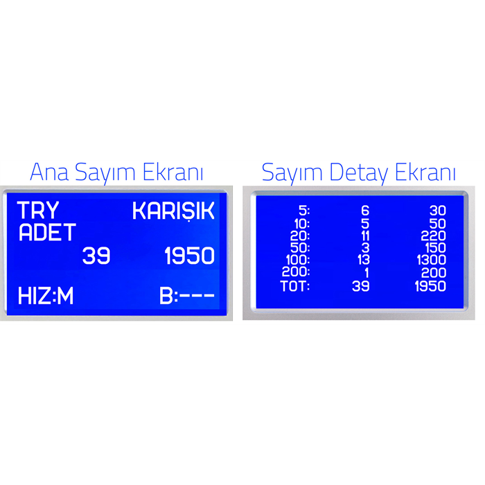 HTM Double Tiger İki Katlı Para Sayma Makinesi