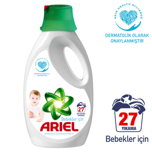 Ariel Baby Sıvı Çamaşır Deterjanı 27 Yıkama Bebekler İçin