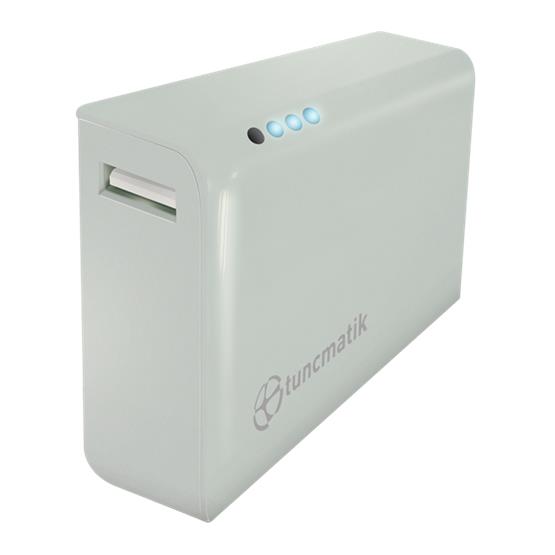 Tunçmatik TSK6121 Mini Charge 5000 Micro Usb Kablo ve Lightning Adaptor Beyaz