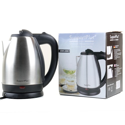 Support Plus 1.8 Lt Gizli Rezistanslı Çelik Kettle 