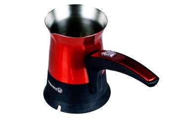 Korkmaz A361-02 Elegant Kırmızı Elektrikli Cezve Makinesi