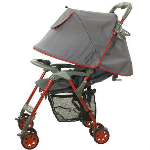 Crystal Baby CB-218 Elegance Baston Bebek Arabası Kırmızı