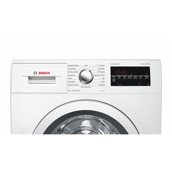 Bosch WAT20480TR Çamaşır Makinesi 9 kg 1000 devir A+++