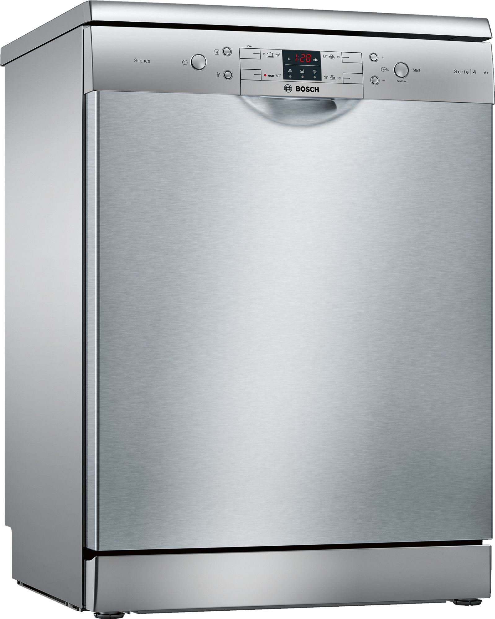 Bosch SMS44DI00T Bulaşık Makinesi 4 Program Inox